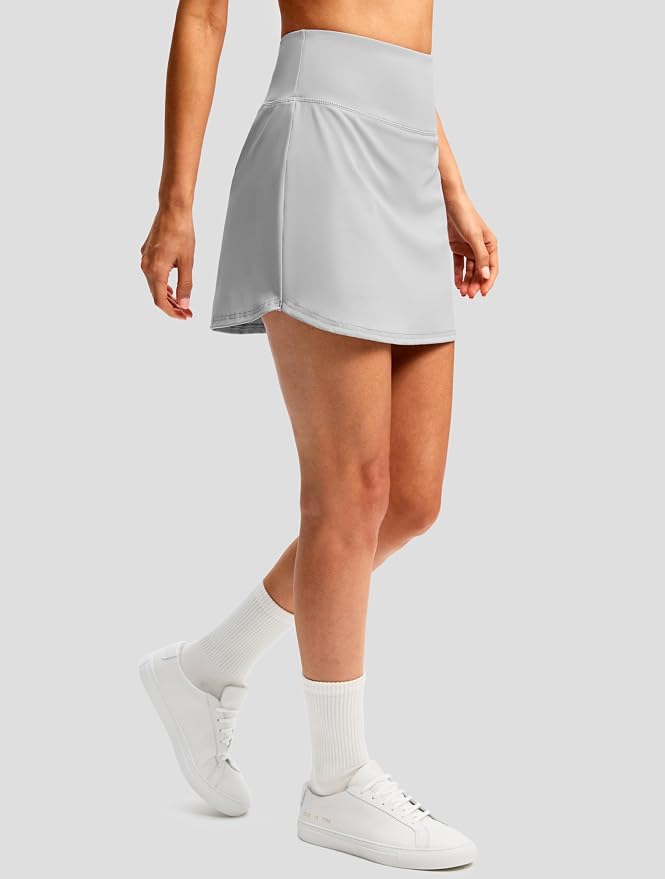 G Gradual 16"/18" Skorts for Women Golf Skirt with 2 Pockets Summer Casual | Built-In Shorts, High Waist, Soft 4-Way Stretch, Breathable Mesh Liner, Tennis Pickleball Athletic Wear, Easy To Match