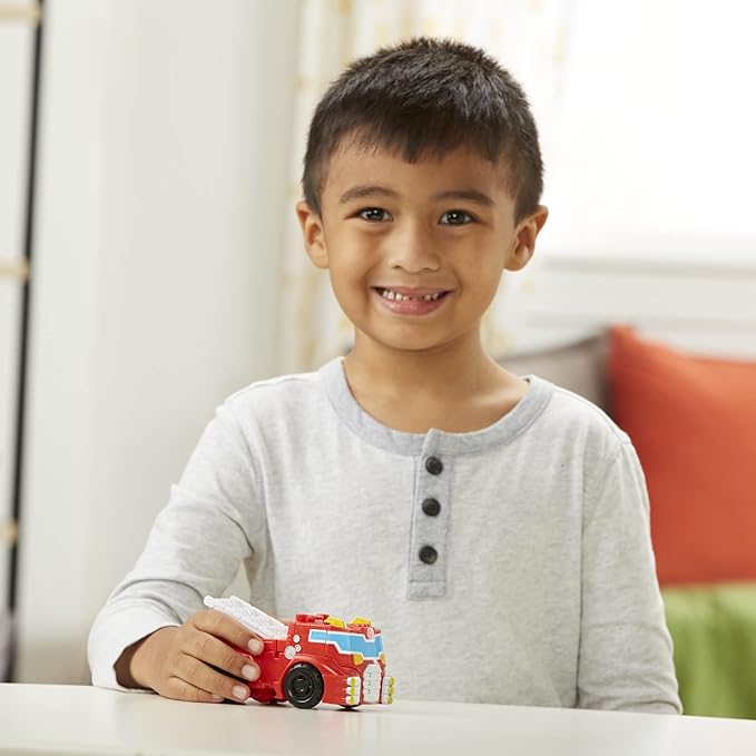 Transformers Playskool Heroes Rescue Bots Academy Team Heatwave The Fire-Bot, Kids Converting Robot Toy, 4.5-Inch Action Figure, Ages 3+ (Amazon Exclusive)
