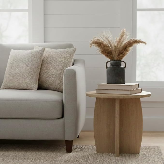 Emotionally Grounded Vase, Vaseking Ceramic Rustic Vase with 2 Handles, 6.1 inch Minimalist Decorative Farmhouse Vases for Home Decor, Living Room, Enterway, Table Decoration, Black Bronze