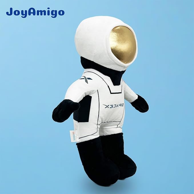 Astronaut Plush Toy - Soft Stuffed Spaceman, Cute Huggable Animal for Kids, 15” Height Collectible Birthday Gift & Cuddly Space Decor