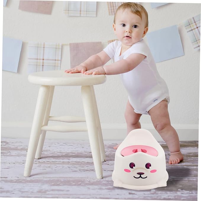 Baby Thicken Toilet Portable Potty for with Cover Lightweight Travel Training Toilet 11.81X10.23X7.48In Comfortable for Home Use