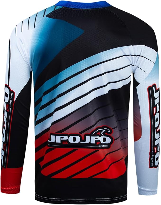Dirt Bike Jersey for Youth, Kids Mountain Bicycle Shirt Long Sleeve Children Downhill Jerseys for Motorcycle Motocross