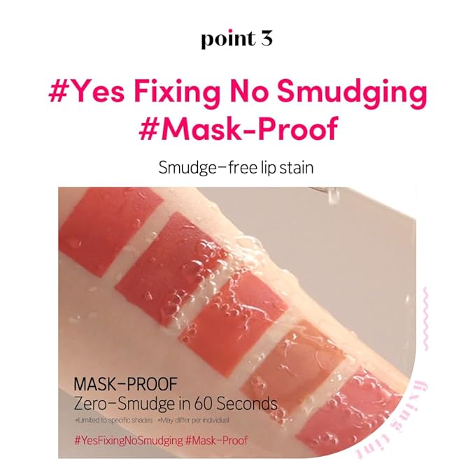 ETUDE Fixing Tint #19 Coral Breeze (4g) | Long Lasting High Pigmented Liquid Lipstick | Waterproof Lightweight Matte Finish Lip Stain | Full Coverage | Korean Makeup, Kbeauty