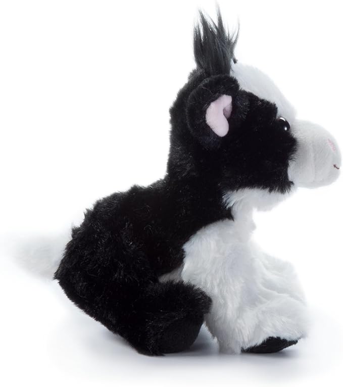 The Petting Zoo Cow Stuffed Animal Plushie, Gifts for Kids, Wild Onez Babiez Farm Animals, Cow Plush Toy 6 inches