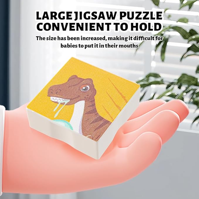 Anzikfoy 48 Piece Puzzles Toys for Kids Ages 3-5, 2 in 1 Animals Theme Jigsaw Puzzles, Preschool Educational Brain Teaser Toys for Boys and Girls 3-6 Years Old.