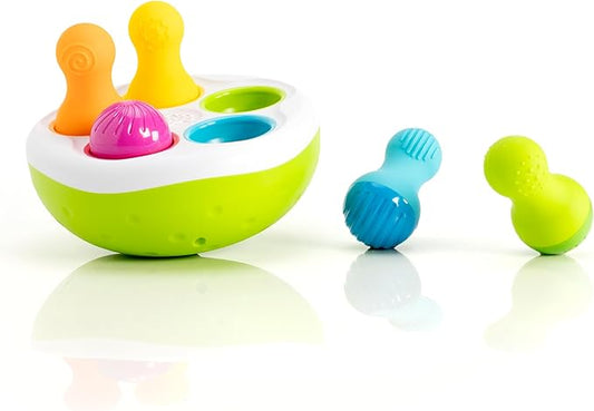 Fat Brain Toys SpinnyPins - Sensory & Motor Skills Toy for Babies & Toddlers