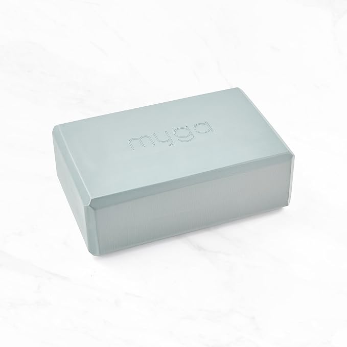 MYGA Yoga Block,Lightweight EVA Foam Yoga Brick,High Density Non-Slip Block for Yoga Poses, Pilates, Balance and Flexibility