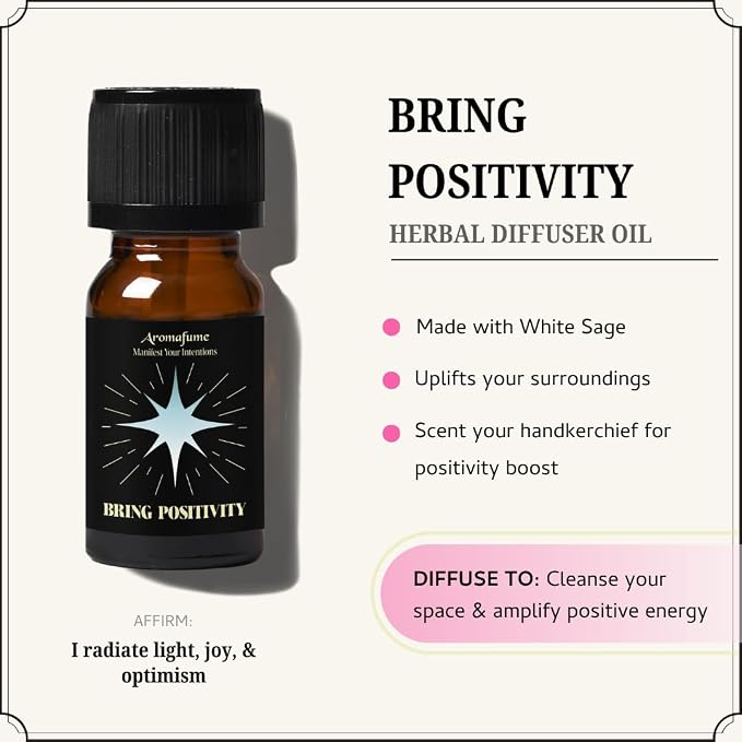 Bring Positivity, Success & Prosperity, & New Beginnings Oils | 3 x 10ml | Ideal for Fresh Starts, Inviting Positive Change etc| Manifestation & Mindfulness