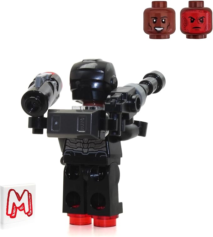 LEGO Marvel Super Heroes Avengers Infinity War Minifigure - War Machine with Blasters Foil Pack
