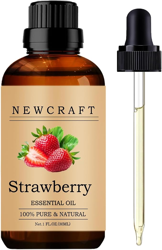 Strawberry Essential Oils, 100% Pure and Natural Essential Oil for Aromatherapy Diffuser - Strawberry/1 Fl Oz