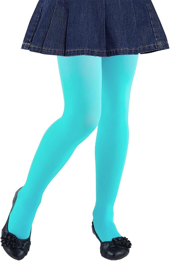 CHUNG Girls Footed Tights Light Weight Stretchy 60D Multi Candy Color Stage Play Costumes 2-12Y