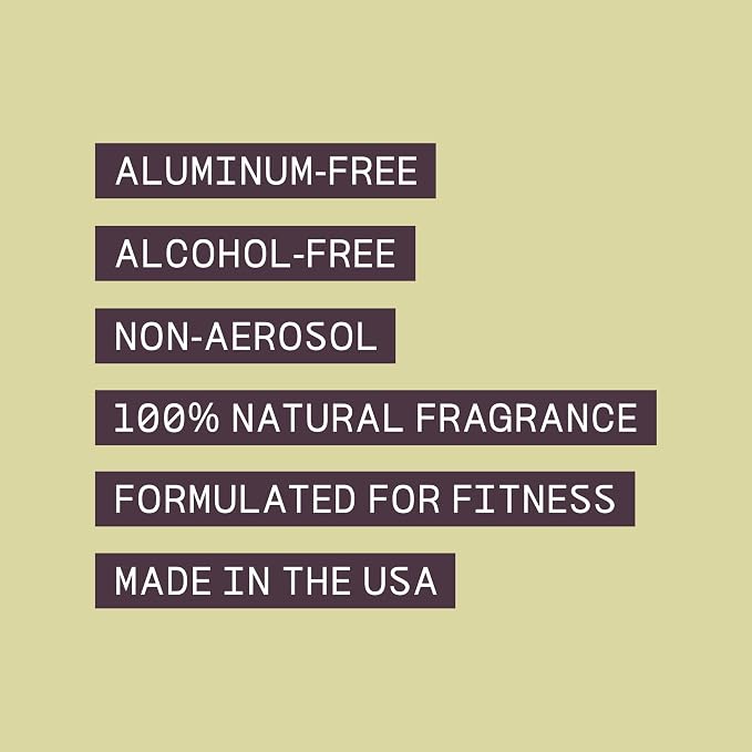 Aluminum-Free Deodorant Spray for Active Men + Women - Long-Lasting Natural Deodorant for Workouts, Running, Yoga, Sports - Rise (Peppermint + Patchouli) 1-Pack