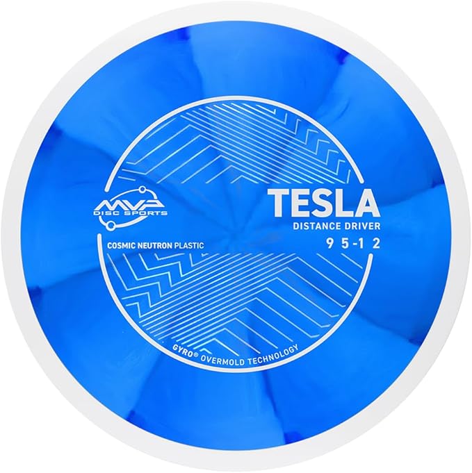 MVP Disc Sports Cosmic Neutron Tesla Disc Golf Distance Driver (Colors May Vary)