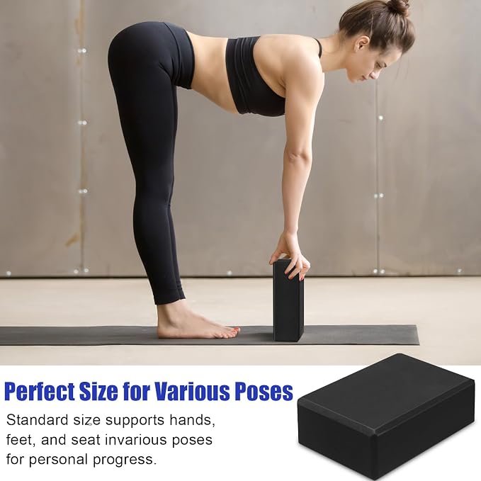 Silipull 10 Pcs Pilates Ring Blocks Set for Women Home Yoga Equipment Accessories Pilates Ring Circle and Ball Workouts Gift Include Ball Yoga Circle Resistance Bands Block Straps Gym Bag