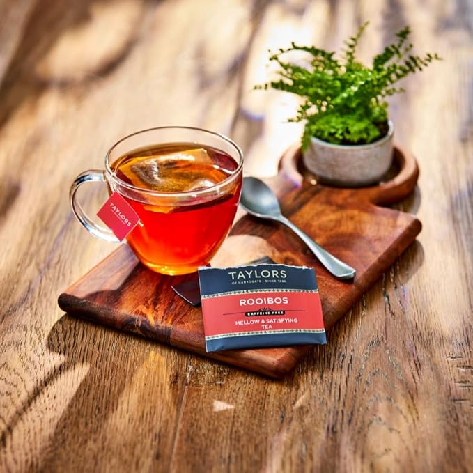 Taylors of Harrogate Rooibos Tea, Individually Wrapped Bags, 20 Count (Pack of 2), Mellow, Malty, and Slightly Honeyed, Caffeine-Free, Enjoy Hot or Iced, 20 Teabags