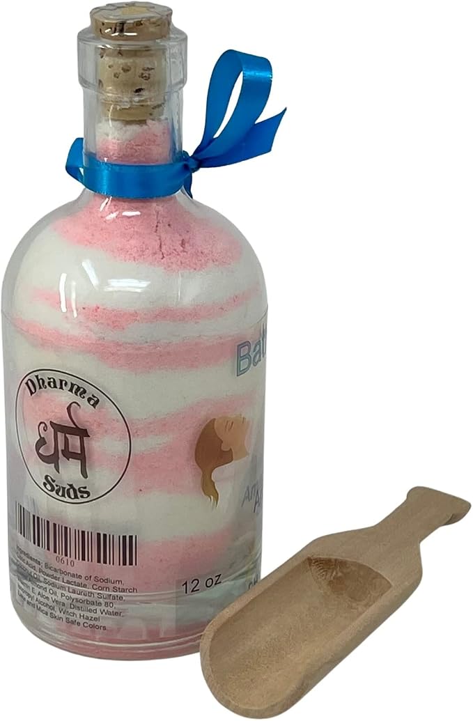 Bath Powder 12 oz Glass Bottle with the Feminine Scent of Amazing Grace.