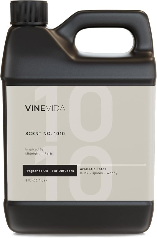 VINEVIDA (32oz) Hotel Fragrance Collection Diffuser Oil - Scents for Home - Cold Air Essential Oil - No.1010 Inspired by Hotel Costes