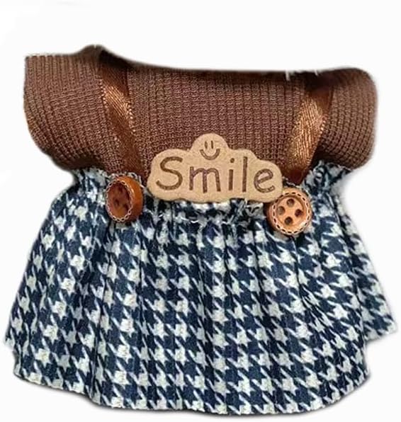 Clothes Set for 17cm Doll, 5 Pack Clothes & Outfit Pack for 17cm Dolls, Dolls Accessories for Collectors, No Doll Included (Set 2)