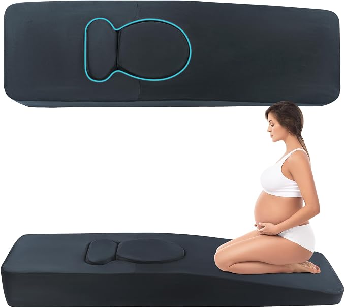 ROYALAY Tummy Nest Pregnancy Mattress, Pregnancy Pillow for Stomach Sleepers with Hole, 70in Full Body Pregnancy Massage Cushion, Face Down Pillow for Sleeping