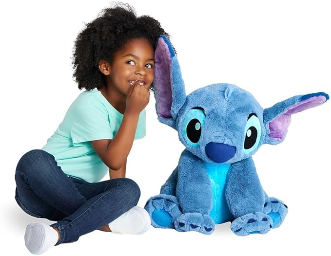 DISNEY STORE Official Stitch Plush from Lilo & Stitch – Large 21 1/4 Inches, Soft & Cuddly Toy, Iconic Blue Alien, for Kids & Fans, Suitable for All Ages, Premium Quality
