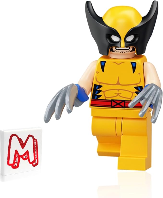 LEGO Marvel Super Heroes X-Men Minifigure - Wolverine with Mask and Claws (76202)