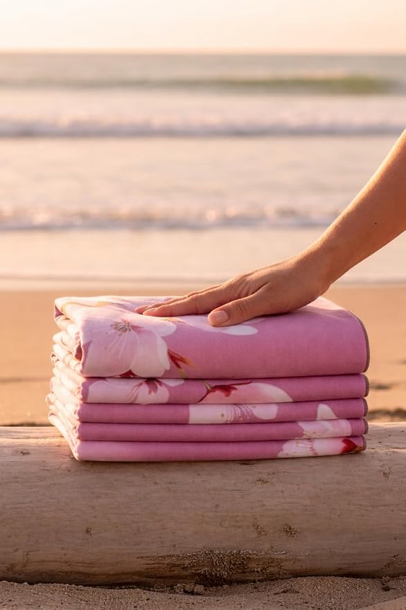 COREMOTION Hot Yoga Mat Towel (72'' x 26.5'’) – Lightweight Multipurpose Yoga Towel with Non-Slip Silicone Grip, Quick-Dry & Sweat Absorbent for Women - Pilates, Gym, Indoor & Outdoor Workouts