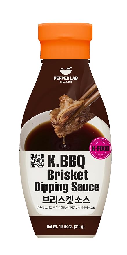 Pepper Lab Korean BBQ Dipping Sauce for Brisket & Steak – Sweet Soy Umami Sauce for BBQ, Grilled Meat & Marinade (10.93 oz / 310 g)