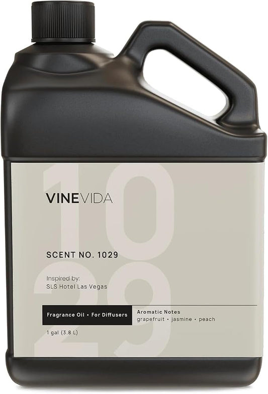 VINEVIDA Scent NO. 1029 Fragrance Oil for Cold Air Diffusers - 1 Gallon (8lbs) - Inspired by: SLS Hotel Las Vegas Hotel Fragrance Diffuser Oil - Hotel Scents for Home - Diffuser Oil
