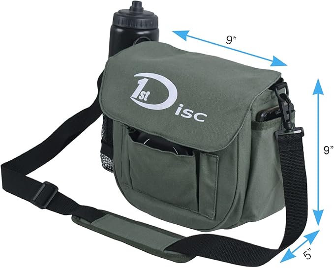 Disc Golf Set- Putter, Mid-Range, Driver, Mini Disc, Towel with Bag