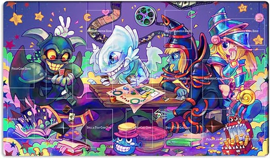 New Playmat Toon Monsters TCG CCG Trading Card Game Mat + Free Bag (ZD039-201-A)