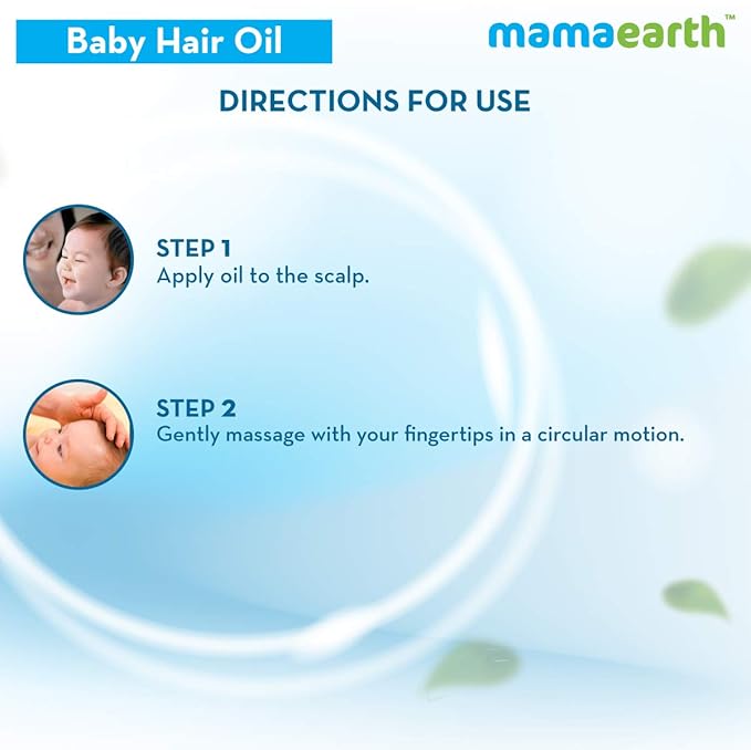 MAMAEARTH Baby Nourishing Hair Oil with Almond & Avocado oil 200ml