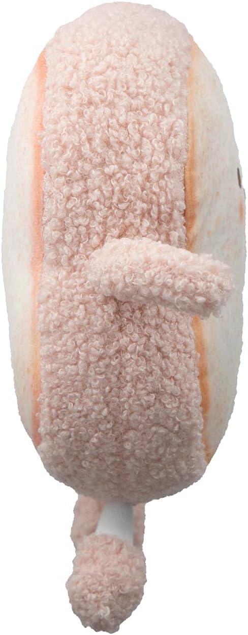 Toast Bread Pillow Funny Food Plush Toy Pillows Small Cute Stuffed Plush Sofa Pillow (Toast Bread, Pink)
