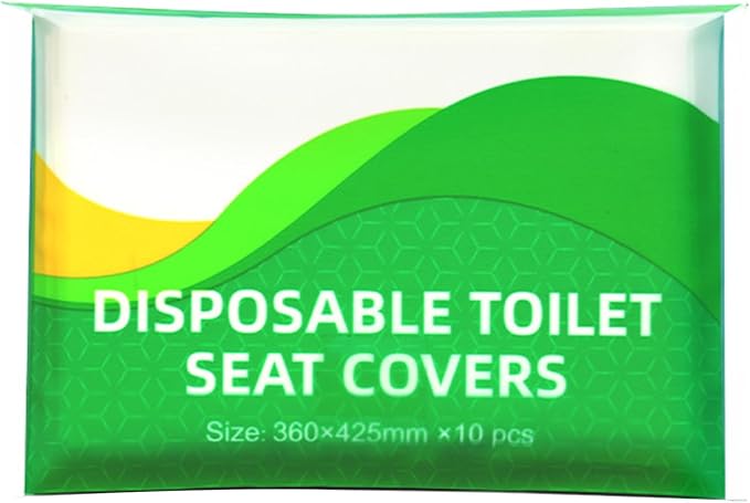 10PcsToilet Seat Covers Disposables Flushable Travel Disposables Toilet Seat Covers for Kids Potty Training Camping