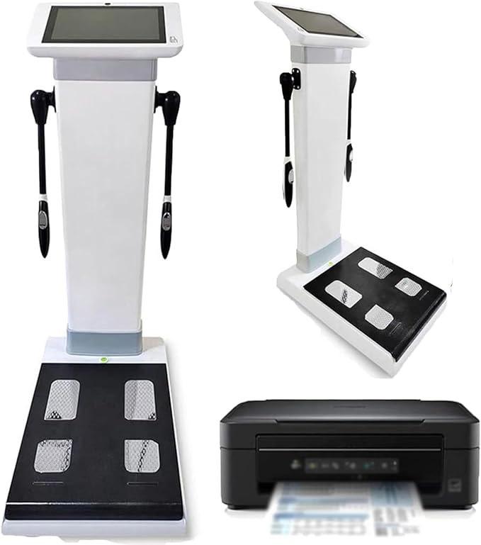 Body Composition Analyzer with 10.1 LCD Display, Muscle Mass Inbody Scale with Printer, Body Digital Scale, Smart Body Health Analyzer, BMI Measurement Tool Bioelectrical Impedance