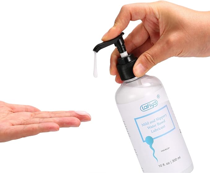 Water Based Lubricant, Vitamin E Creamy White Lube for Vaginal and Anal Sex, Long Lasting Non Sticky Slippery Personal Lubricant Moisturizer for Women Men Massage 10 oz