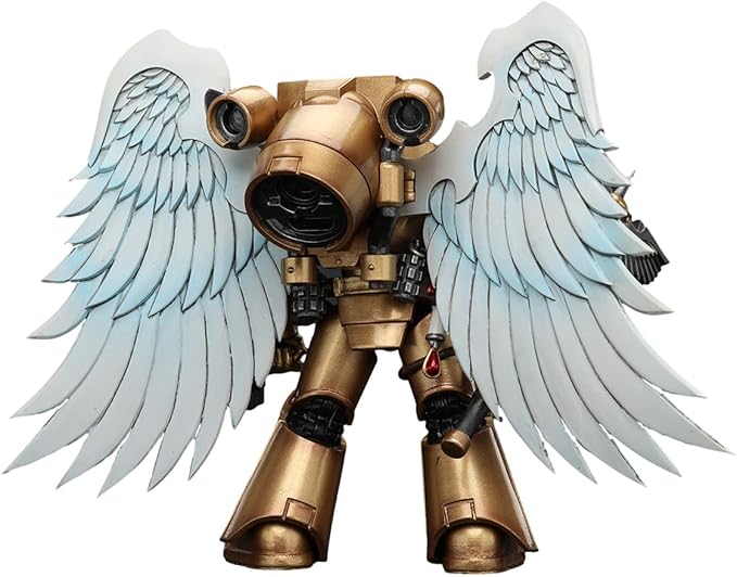 JOYTOY Warhammer 40K 1/18 Action Figures, Blood Angels Sanguinary Guard with Encarmine Axe Perfect for Collectors & Decor, Ideal Gift for Birthdays, Christmas, Character Figure - JT6250