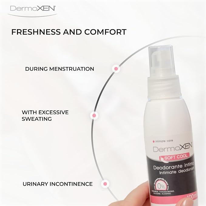 Feminine Intimate Deodorant Spray, Alcohol-Free, pH-Balanced, 3.38 fl oz | Targets Odor-Causing Bacteria | Gentle Formula | Odor Control | Sensitive Skin Friendly | Travel Size Mist