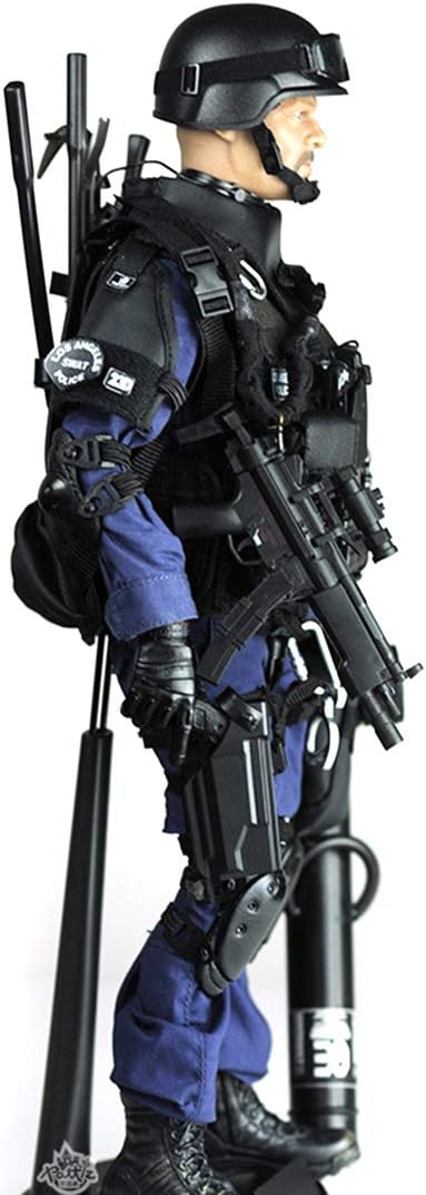 12inch Soldier Action Figure Model, 1/6 Scale Realistic Army Military Police Soldier Model Set with Accessories Collection Toys