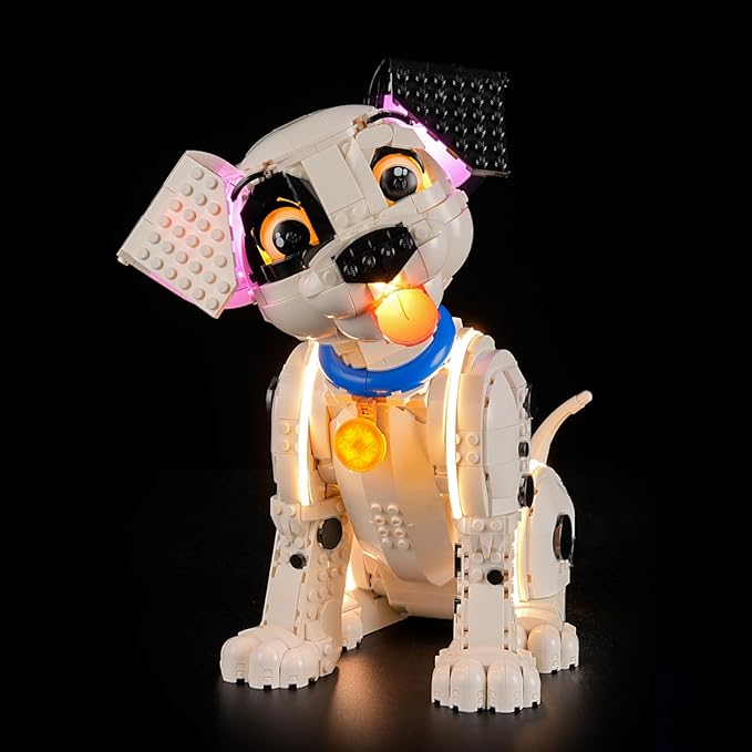 LED Light Kit for Lego 43269 101 Dalmatians Puppy, Compatible with Lego 43629 Building Blocks Model(Not Include Blocks Set)