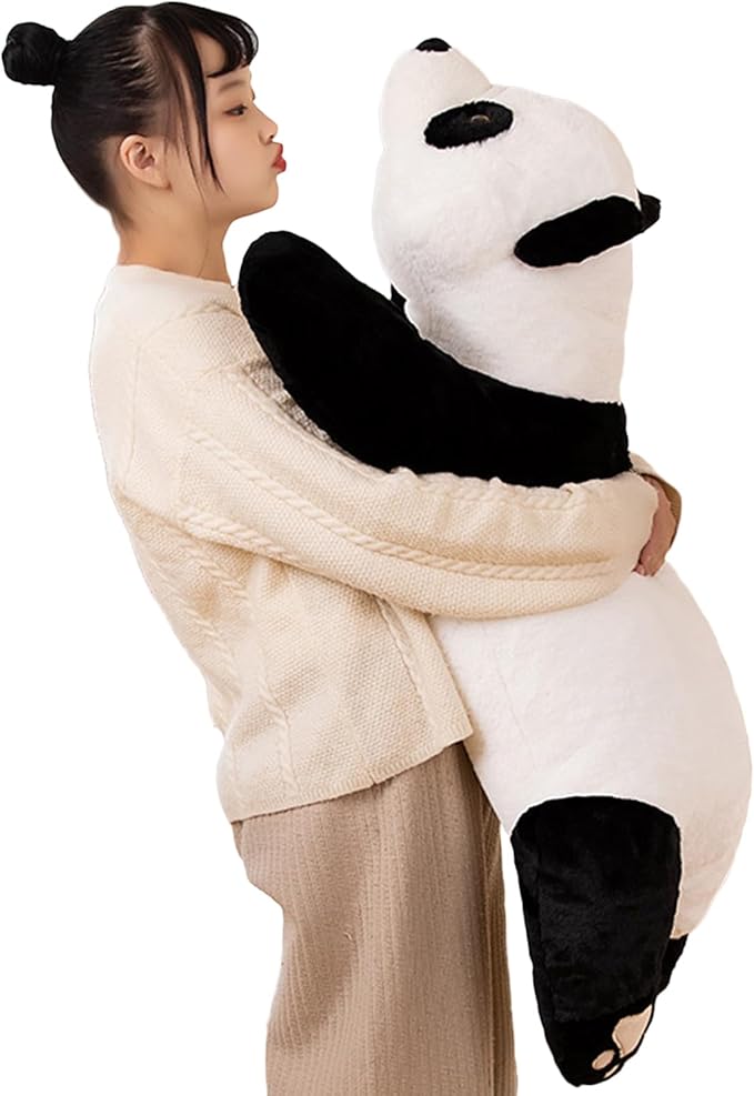 Weighted Stuffed Animals, 31.4" 1.87lbs Weighted Panda Plush Toy Cute Panda Weighted Plush Animals Pillow Gifts for Kids Adults