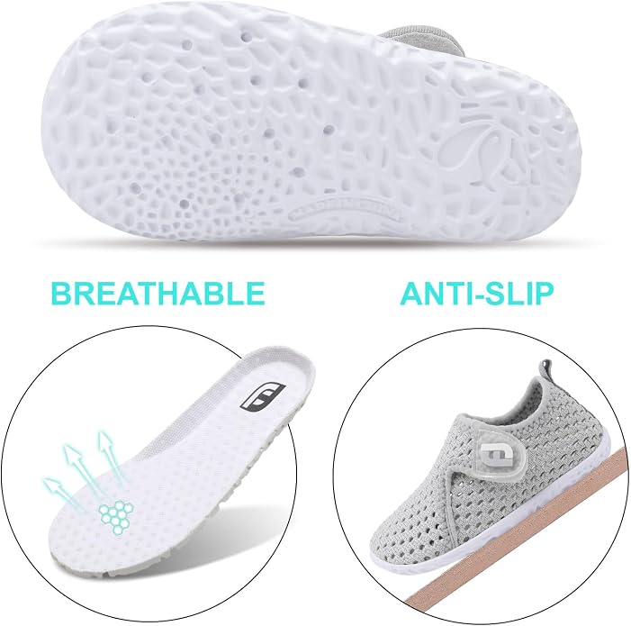 JOINFREE Baby Toddler Water Shoes Boys Girls Sandals Barefoot Kids Breathable Sneakers Shoes for Walking Running