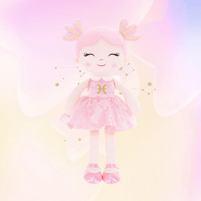 Baby Girl Gifts Plush Dolls Constellations Zodiac Doll Birthday Gift 17 inches Pisces