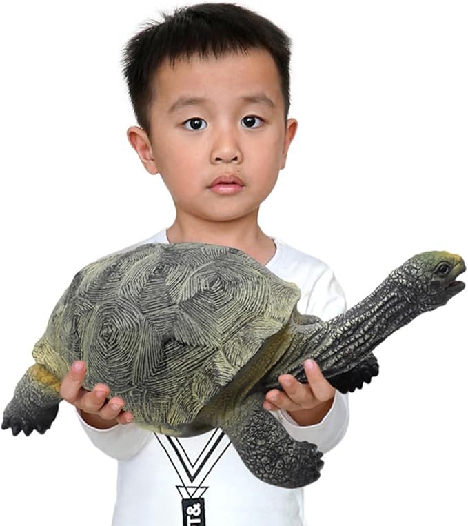 SmilerSmile Simulated Ocean Big Animals,One pc 15Inch Soft Filled Rubber Sea Educational Toys (Tortoise)