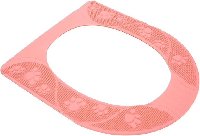 POCREATION Reusable Toilet Seat Cover, Universal Silicone Toilet Seat Cover Non Slip Washable Pad Warm for Elderly Children Light Thick ()