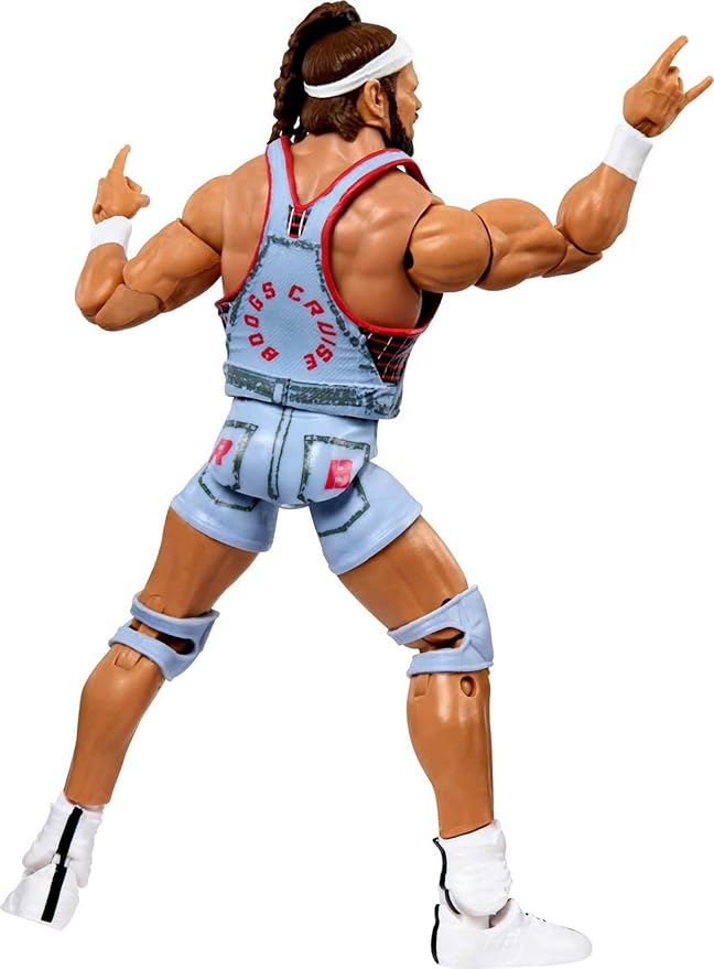 Mattel WWE Rick Boogs Elite Collection Action Figure, Deluxe Articulation & Life-like Detail with Iconic Accessories, 6-inch