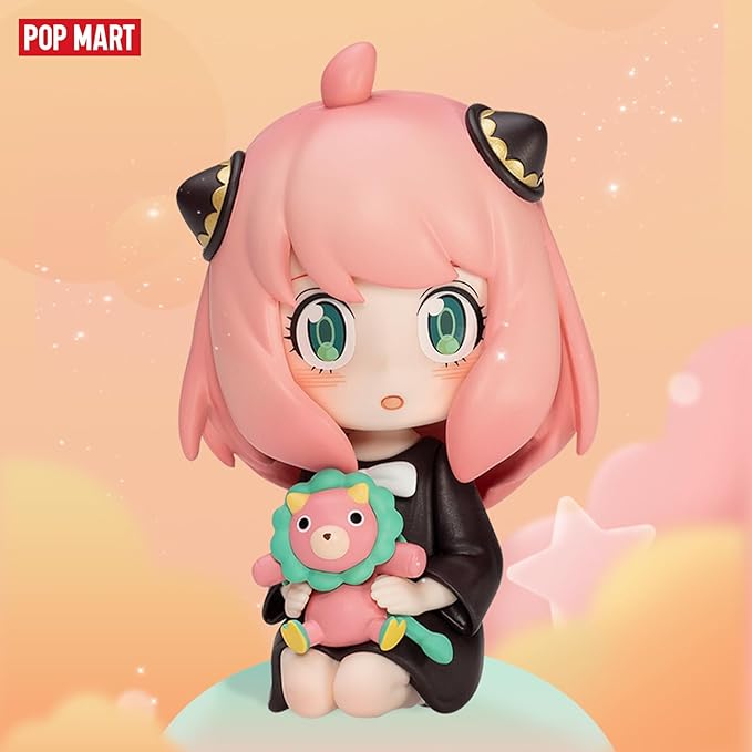 POP MART Spy × Family Anya's Daily Life Series Figures, 6PCs Spy Blind Box Figures, Random Design Action Figures Collectible Toys Home Decorations, Holiday Birthday Gifts, Whole Set