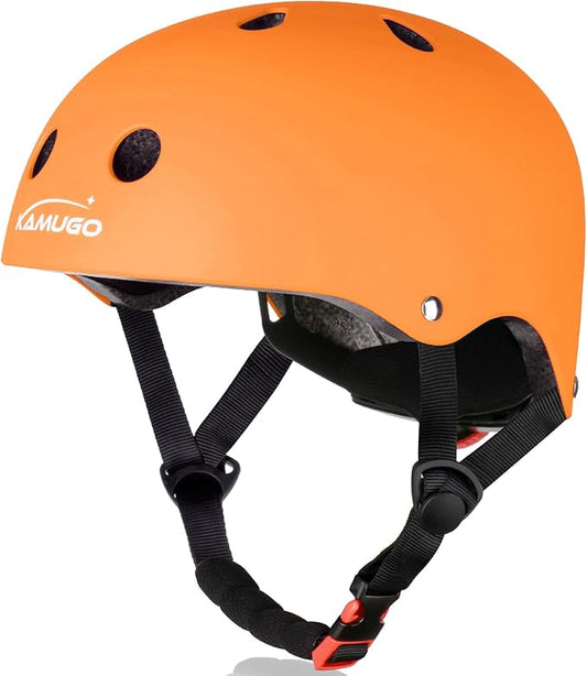 KAMUGO Kids Adjustable Helmet, Suitable for Toddler Kids Ages 2-14 Boys Girls, Multi-Sport Safety Cycling Skating Scooter Helmet