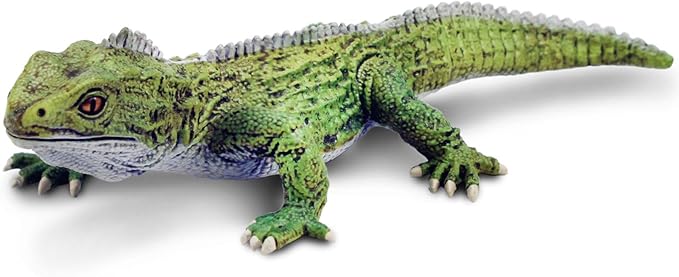 Safari Ltd. Tuatara Figurine - Realistic 7" Reptile Figure - Fun Educational Toy for Boys, Girls, and Kids Ages 3+