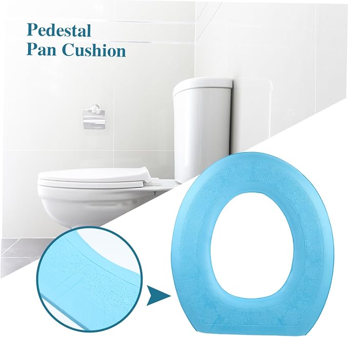 Breathable Eva Toilet Seat Cover Cushion Comfortable Bathroom Mat for Family Use Soft Standard Toilets