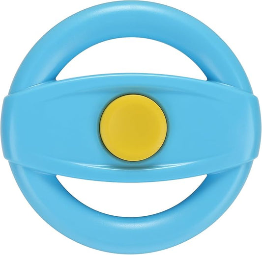 Accmor Stroller Steering Wheel Toy, Pretend Driving Simulated Steering Wheel for Stroller Shopping Carts Universal Detachable Funny Toy Attachment Accessories